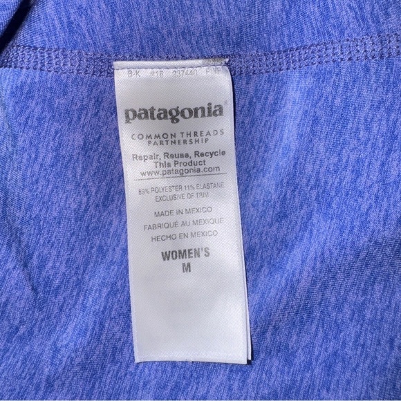 Patagonia Blue/Purple Strappy Back Athleisure Tennis Golf Dress Size M - Picture 6 of 6